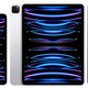 The two size and color options of the sixth-generation iPad Pro sitting side by side.